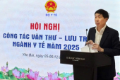 Hội nghị công tác Văn thư – Lưu trữ ngành y tế năm 2025 và tuyên truyền Ngày Lưu trữ Việt Nam 03/01