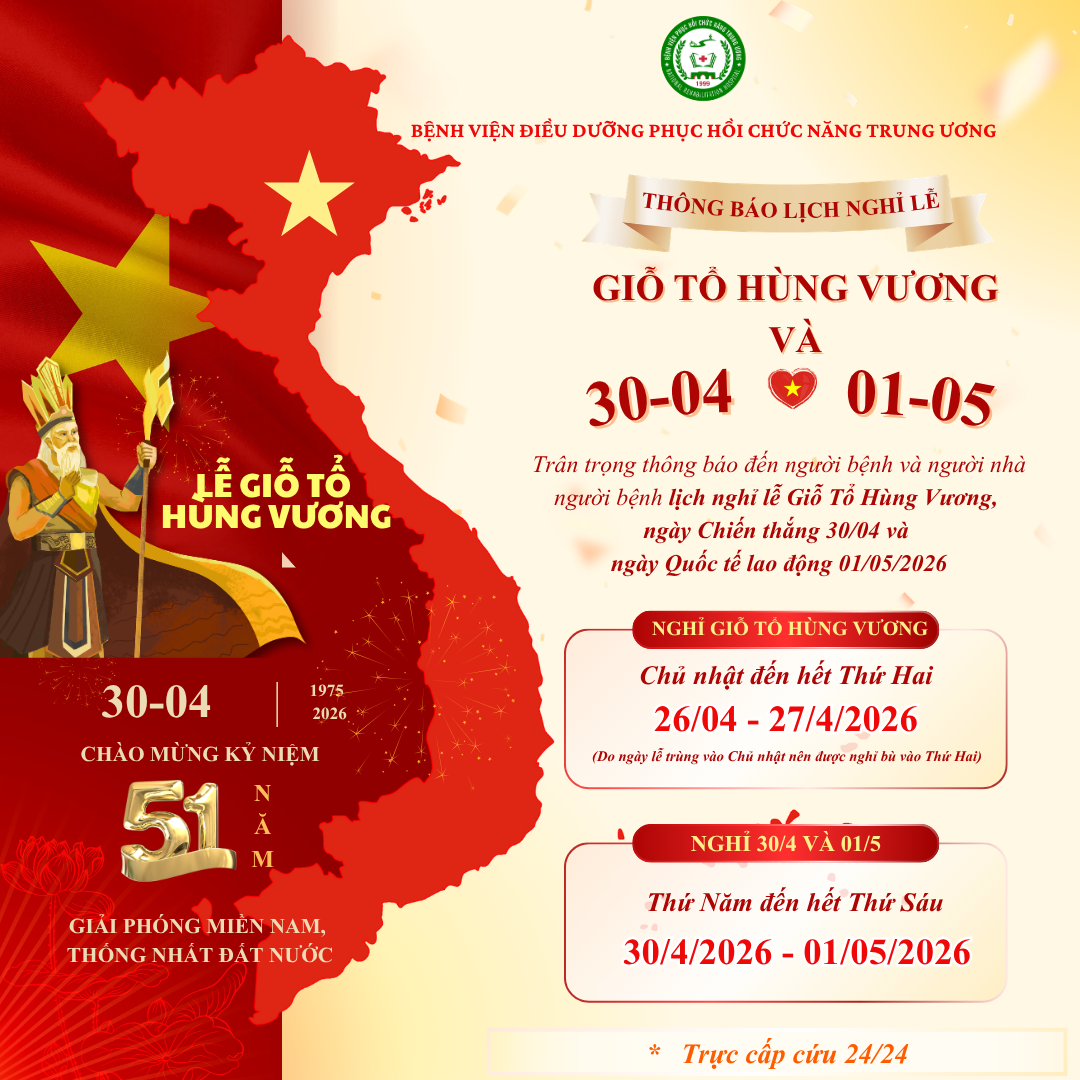 Thông báo lịch nghỉ lễ 30 04 đỏ vàng beige đơn giản rõ ràng bài đăng Instagram
